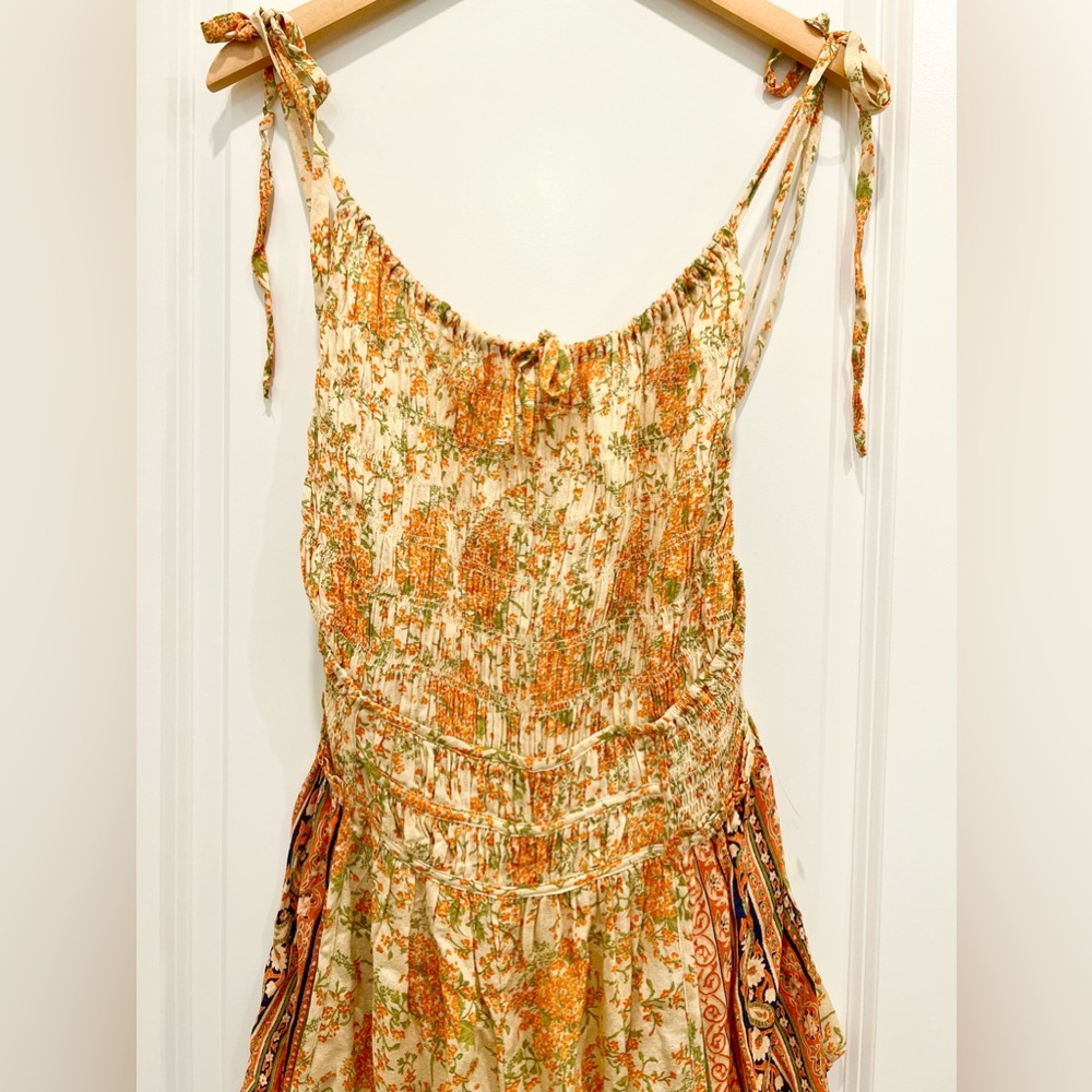 FREE PEOPLE Run Free Ruched Romper - Picture 4 of 9
